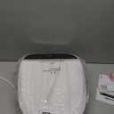 Combier Bidet Toilet Seat with Heated Warm Water & Nozzle Wash, Auto-Dry, Quiet Close Lid, Wireless Remote - Electric Bidet Seat 102S-B(Elongated)