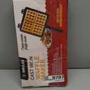 NordicWare 15040 Cast Aluminum Stovetop Belgium Waffle Iron
