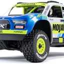 ARRMA RC Truck Mojave GROM 4x4 Smart Small Scale Desert Truck, RTR (with Battery and Charger Included) Blue/White ARA2104T2