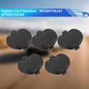 Rldym Platform Hitch 5th Wheel Mount Covers MTG84756187 Compatible with 2020-2024 GMC Sierra 3500HD & Chevrolet Silverado 3500HD Replaces MTG84756188, 84756187, 84756188 (5pcs)