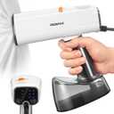 Reemix Vacuum Steamer for Clothes, 4500Pa Suction Handheld Clothes Steamer with 3 Adjustable Suction/Steam Levels, LED Display, 440ML Detachable Tank for More Clothes