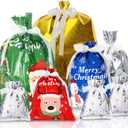 Christmas Gift Bags-41 PCS For Holiday Gift Assorted Sizes Bulk (Large Medium Small)