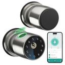 IRONZON Fingerprint Door Knob for Bedroom  291Y 4in1 Keyless Bedroom Door Knob smart Door knob with App, Onetap Privacy Mode Setup, AutoLock Easy to Install  Matte Black