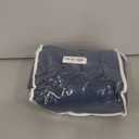 Navy Blue Polyester Curtains 96 Inches Long 2 Panel Set Midnight Blue Light Filtering Privacy Semi Sheer Curtain Panels Modern Farmhouse Window Drapes for Living Room Bedroom Indigo, 8FT 