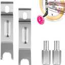 Zacro Axle Extenders for Training Wheels, Stabiliser Extension Bolts for 12 14 16 18 20 inch Wheel Kids Bikes Mountain Bikes, Training Wheels Extenders for Huffy,Fit for 3/8-26 Thread Bicycle, Silver