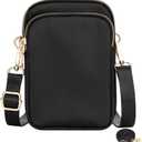 YINHEXI Small Crossbody Bags for Women, Mini Cell Phone Wallet Purse, Shoulder Bag for Women and Men (Black-1)