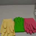 Rubber-Gloves Dishwashing Gloves for Cleaning-Kitchen - 3 Pairs Long Household Cleaning Gloves for Washing Dishes, Large 