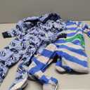 Simple Joys by Carter's Toddlers and Baby Boys' Loose-Fit Flame Resistant Fleece Footed Pajamas, Pack of 2 , 2T