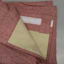 UHITECH Linen Curtains 80 Inch Length 2 Panels Set Blush Pink Blackout Curtains for Bedroom Living Room Darkening Rod Pocket Modern Thermal Black Out Drapes for Windows