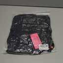 HYPERFIRE Women's Elegant Long Sleeve Scoop Neck Puff Bubble Mini Cocktail Dress Party Club (Black, XS)