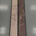 Large Framed Long Narrow Vertical Neutral Abstract Wall Art Set of 2, Beige Brown Modern Canvas Prints Paintings Artwork for Walls, Minimalist Pictures for Entryway Hallway Living Bedroom Wall Decor (Flowing)