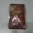 Belt Pouch Waist Bag Fanny Pack Medieval Vintage Leather Pouch Cellphone Holder Holster Carry Belt Purse Pocket Casual Hiking Festival Renaissance Faire Costume Props Travel Wallet (Brown)