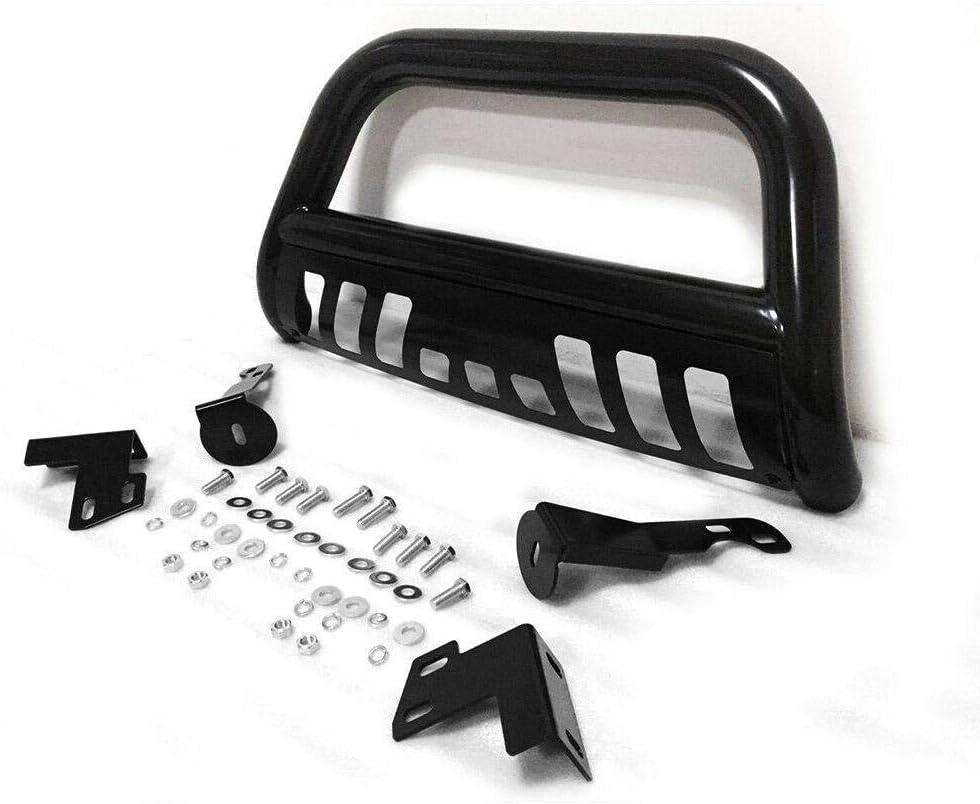Black Powder-Coated Steel Bull Bar Grille Guard Compatible With 2005 2006 2007 2008 2009 2010 2011 2012 2013 2014 2015 2016 2017 Nissan Frontier Pathfinder 2.5L 4.0L