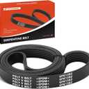 A-Premium 54.5 Inch Engine Serpentine Drive Belt Compatible with Buick Encore 2013-2021 & Chevrolet Sonic 2013-2020, Trax 2013-2021, 1.4L, Replace 1340042