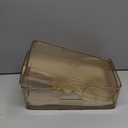 Aveniee Bathroom Counter Organizer, 2 Tier Perfume Skin Care Countertop Storage Shelf, Vanity Makeup Tray for Cosmetic Skincare Lotion, Gold