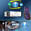 6.5" Single Din Car Stereo, Wireless Apple CarPlay Android Auto, Car Bluetooth 5.2, Car Radio with HD In-Cell IPS Touchscreen,FM/AM/RDS, Dual USB Type-C, HD Backup Camera, 180W Audio Output, Subwoofer