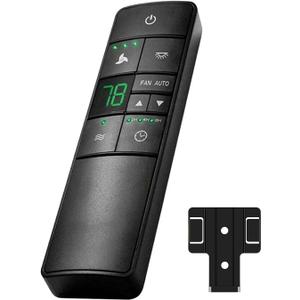 Thermostatic Ceiling Fan Remote Control Replacement for Hampton Bay, Home Decorators Collection, 3 Speed Control Timer Light Dimming, Replacement HD3 TR222A TX031