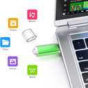 K&ZZ 5 Pack 64GB Flash Drive 64 GB USB Flash Drives USB 2.0 Thumb Drive Gig Zip Drive Stick 64G Flash Memory Stick Jump Drives for PC Laptop, Multicolored