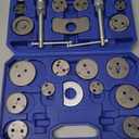 Orion Motor Tech 24pc Brake Caliper Compression Tool Set, Heavy Duty Brake Piston Compressor Tool and Wind Back Tool Kit for Brake Pad Replacement, Universal Disc Brake Caliper Tool Set with Blue Case