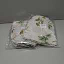 2 x Rectangle Picnic Table Cloth, Elastic Waterproof Fitted Vinyl Tablecloths for 4 Foot Tables, Wipeable Flannel Backed Table Covers for Dining, Camping, Outdoor(Magpie,24"x48")