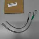 MECCANIXITY Cable Pulling Grip for 6-10mm+12-15mm Cable(Black+Green) 26/37cm,0.85/1.21FT Wire Mesh Puller Socks Grip Single Head Galvanizing Steel Wire Grips Net Cover Smooth