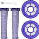 Filters Replacement for Dyson DC41 DC65 DC66 UP13 UP20 UP30 Animal, Multi Floor and Ball Vacuum Ball Animal 2 Ball Animal 3, 2 Pack Post Filters & 2 Pack Pre Filter Replacement Parts