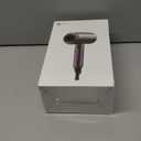 slopehill Professional Ionic Hair Dryer, Powerful 1800W Fast Drying Low Noise Blow Dryer with 2 Concentrator Nozzle 1 Diffuser Attachments for Home Salon Travel (Light Gray)