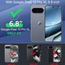 Temdan for Google Pixel 10 Pro XL Case Waterproof,Built-in Lens & Screen Protector[Full Body Shockproof][Military Dropproof][Dustproof][IP68 Underwater] for Pixel 10 Pro XL 6.8-Blue/Clear
