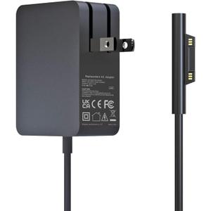 Surface 24W 15V 1.6A Go Charger, Power Supply Adapter Compatible with Microsoft Surface Go/2/3/ Surface Pro 4 Core m3/Surface Pro 3 Core m3 AC Power Adapter