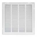 27x27 in [Duct Opening Size] Steel Return Air Filter Grille - Removable Face/Door for 1 inch Filters -HVAC Vent Cover Grill - White 