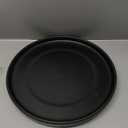 Willowy 15 Inch Black Ceramic Plant Saucer - Drip Trays for 12,13,14 Inch Planters - Plant Saucers for Indoors - Trays for Pots - Pot Saucers - Water Tray - Dishes Saucer
