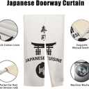 Long Japanese Noren Doorway Curtain Japanese Cuisine Printed Window Treatment Door Tapestry Door Curtain Polyester for Ukiyoe Room Divider Home Kitchen Gifts Decorations,33.5"x 70.9"