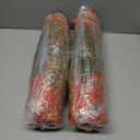 2 x Alupssuc 24 Bundles Artificial Fall Mums Flowers for Outdoors Decoration, UV Resistant Silk Violet and Faux Eucalyptus Autumn Fake Plants for Outside Indoor Yard Home Patio Porch Decor