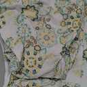 Waverly Home Vinyl Tablecloth Yellow Teal Floral Indoor Outdoor 52 x 90 (2 Pack)