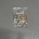 250g Glass Mosaic Tiles for Crafts, Stained Glass Supplies, Stained Glass Kits for Adults, Stepping Stone Kit, Mixed Orange Yellow Red Colors 0.4 inch Irregular Shapes