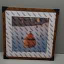 Wood 16x16 Picture Frame with 12x12 Mat Deep Brown, Display 12x12 with Mat or 16x16 without Mat, Wood 16 by 16 Photo Frame, 16 x 16 Frame for Wall Hanging Display, Deep Brown