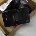 4 Pieces Self Adhesive Curtain Rod Bracket, Universal Plastic Curtain Rod Holders, No Drill Curtain Rod Brackets Curtain Rod Hooks for Bathroom, Bedroom, Livingroom, Kitchen (Black)