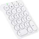 iClever Number Pad, KP08 Bluetooth Number Pad, Ultra Slim and Lightweight, USB-C Charge, Number Pad for Laptop, iPad, Mac, iMac, Tablet, PC Desktop