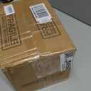 SENTVEND 20 Oz Drinking Glasses with Bamboo Lids and Glass Straw 6 Pcs Glass Cups Beer Ice Coffee Glasses Cute Aesthetic Cup Great for Coffee Bar Accessories Include 2 Cleaning Brushes