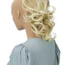CAISHA 12" Hair Piece Braid Ponytail Extension Voluminous Wavy Blonde Mix PH208
