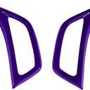 Savadicar 2-Piece Purple Fender Side Vent Accent Trim for Jeep Wrangler JL JLU 4xe & Gladiator JT 2018-Present Exterior Decorative Upgrade Accessories, Purple