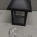 Solar Powered Wall Lanterns Outdoor with 3 Modes, Dusk to Dawn Motion Sensor LED Sconce Lights Waterproof, Exterior Front Porch Security Lamps Wall Mount Patio Fence Decorative Light Fixtures (Black (1 Pack))