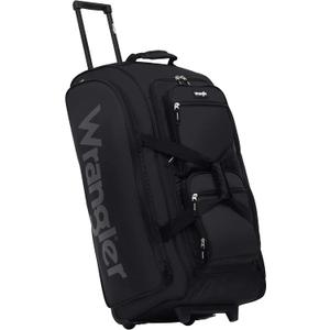 Wrangler Wesley Rolling Duffel Bag (Black)