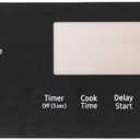 VAINELY DG9600850A Membrane Switch Touch Pad Compatible with Samsung Range Oven NX60A6111SS NX60A6711SS/AA00 NX60A6711ST/AA00 NX60A6711SS/AA01 NX60A6711SS/AA02, Control Panel Overlay Black