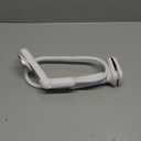 NQQNQQ M-TM 90CM/35INCH Magnetic Gooseneck Phone Holder for Bed & Desk, 360 Rotation, Sturdy Arm Compatible with iPhone 15/14/13/12 Pro Max, Overhead Mount for Live Streams & Zoom (White)