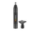 ConairMan Nose Hair Trimmer for Men, For Nose, Ear, and Eyebrows, Patent 360 Bevel Blade for No Pull, No Snag Trimming Experience, Cordless Trimmer 2 piece Set with Detail and Shaver Attachments (1 Count (Pack of 1))