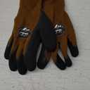 Chilly Grip A315 Black/Brown Medium Acrylic Full Fingered Work & General Purpose Gloves - Rubber Foam Coating - A315-M 