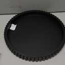 OAKOA Concrete Black Tray for Coffee Table - Round Black Decorative Tray for Table Decor - Bandejas Decorativas para La Sala - Coffee Table Centerpiece