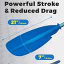 Adjustable Kayak Paddle, Detachable Lightweight Floating Oar with Ergonomic Grip and Drip Guards, Versatile Multi-Section Design for Kayaking and Paddle Boarding