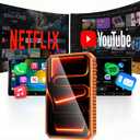 Wireless CarPlay Android Auto Adapter, Magic AI Box with HDMI/USB Port, Built-in YouTube and TikTok, USB Drive Playback and HD Screen Mirroring
